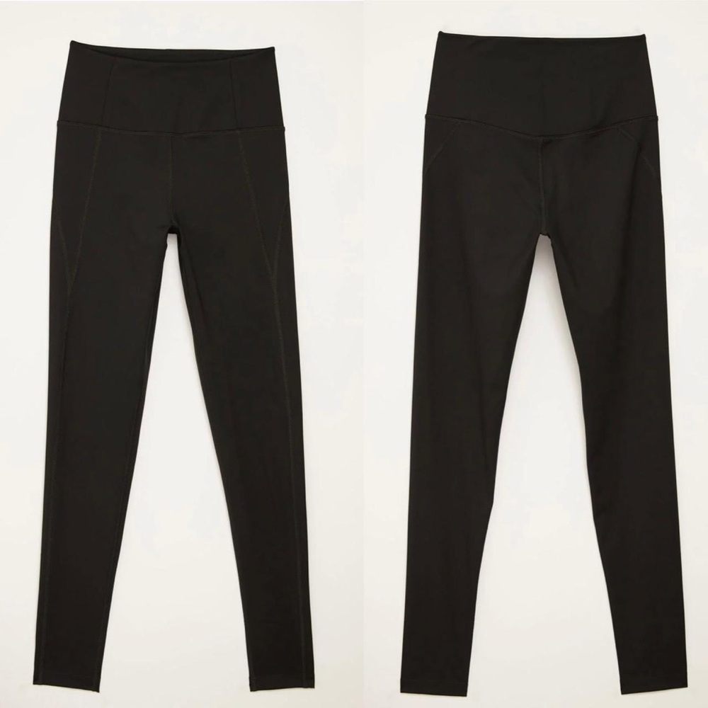 Girlfriend collective high rise compressive black leggings